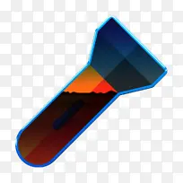 手电筒图标 夏令营图标 蓝色-空若网 手电筒图标 夏令营图标 蓝色-空若网