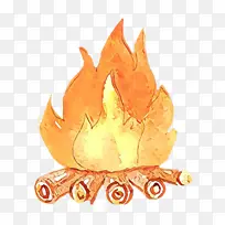 橙色 火焰 叶子-空若网 橙色 火焰 叶子-空若网