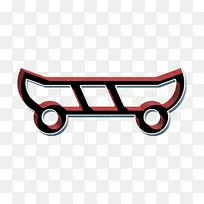 车辆和运输图标 滑板图标 线条-空若网 车辆和运输图标 滑板图标 线条-空若网