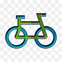 自行车图标 车辆和交通工具图标 青绿色-空若网 自行车图标 车辆和交通工具图标 青绿色-空若网