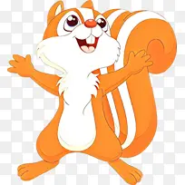 卡通 橙色 尾巴-空若网 卡通 橙色 尾巴-空若网