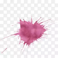 紫色水彩画洋红-空若网 紫色水彩画洋红-空若网