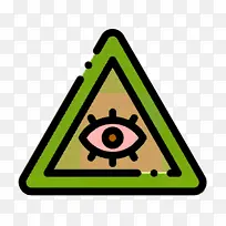眼睛图标 三角形图标 神秘图标-空若网 眼睛图标 三角形图标 神秘图标-空若网