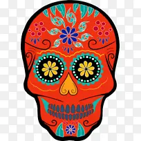 橙色 骨头 头骨-空若网 橙色 骨头 头骨-空若网