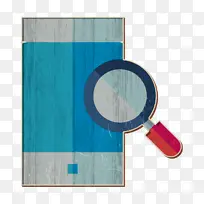 搜索图标 智能手机图标 绿松石色-空若网 搜索图标 智能手机图标 绿松石色-空若网