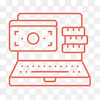 笔记本电脑图标 账单和支付图标 在线支付图标-空若网 笔记本电脑图标 账单和支付图标 在线支付图标-空若网