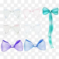 蓝色 蝴蝶结 浅绿色-空若网 蓝色 蝴蝶结 浅绿色-空若网
