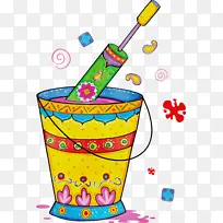 快乐胡里 水彩画 油漆-空若网 快乐胡里 水彩画 油漆-空若网