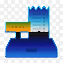 收银员图标 账单和付款图标 蓝色-空若网 收银员图标 账单和付款图标 蓝色-空若网