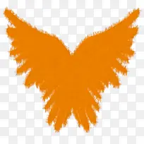 橙色 黄色 翅膀-空若网 橙色 黄色 翅膀-空若网