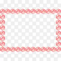 花矩形框 矩形框 粉色-空若网 花矩形框 矩形框 粉色-空若网