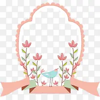 花矩形框 水彩 油漆-空若网 花矩形框 水彩 油漆-空若网