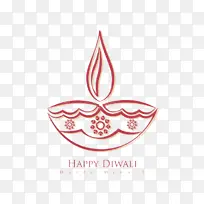 排灯节快乐排灯节标志-空若网 排灯节快乐排灯节标志-空若网