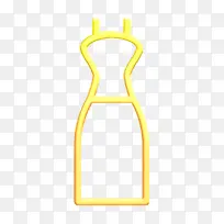 服装图标 黄色 线条-空若网 服装图标 黄色 线条-空若网