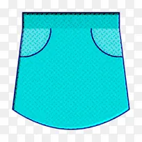 服装图标 裙子图标 绿松石色-空若网 服装图标 裙子图标 绿松石色-空若网