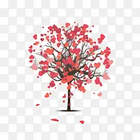 树 红色 树枝-空若网 树 红色 树枝-空若网