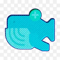 全球变暖图标 鲸鱼图标 绿松石-空若网 全球变暖图标 鲸鱼图标 绿松石-空若网