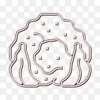 食品和餐厅图标 水果和蔬菜图标 花椰菜图标-空若网 食品和餐厅图标 水果和蔬菜图标 花椰菜图标-空若网