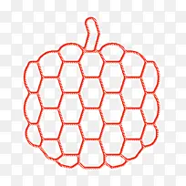 水果和蔬菜图标 奶油冻苹果图标 线条-空若网 水果和蔬菜图标 奶油冻苹果图标 线条-空若网