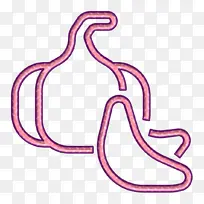 水果和蔬菜图标 大蒜图标 鼻子-空若网 水果和蔬菜图标 大蒜图标 鼻子-空若网