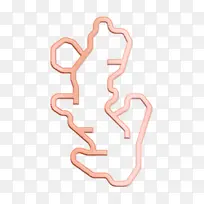 水果和蔬菜图标 生姜图标 线条-空若网 水果和蔬菜图标 生姜图标 线条-空若网