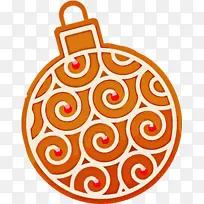 姜饼 圣诞饰品 橙色-空若网 姜饼 圣诞饰品 橙色-空若网