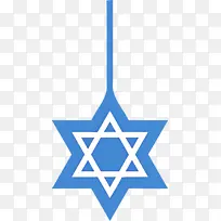 光明节快乐 蓝色 浅绿色-空若网 光明节快乐 蓝色 浅绿色-空若网