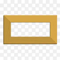 相框 黄色 长方形-空若网 相框 黄色 长方形-空若网