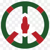 和平标志白色贴花贴纸-爱尔兰-空若网 和平标志白色贴花贴纸-爱尔兰-空若网