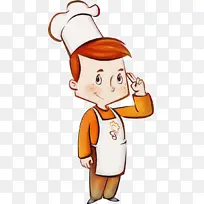 卡通 厨师 高兴-空若网 卡通 厨师 高兴-空若网