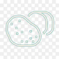 水果和蔬菜图标 土豆图标 霓虹灯-空若网 水果和蔬菜图标 土豆图标 霓虹灯-空若网