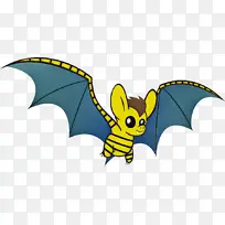 卡通 黄色 蝙蝠-空若网 卡通 黄色 蝙蝠-空若网