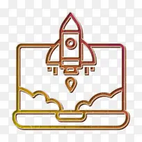 启动图标 笔记本电脑图标 火箭图标-空若网 启动图标 笔记本电脑图标 火箭图标-空若网