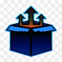 盒子图标 启动图标 电蓝-空若网 盒子图标 启动图标 电蓝-空若网