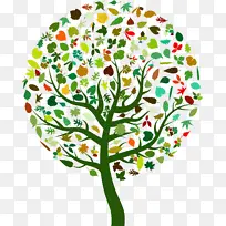 抽象树 卡通树 植物-空若网 抽象树 卡通树 植物-空若网