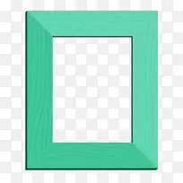 相框 绿色 长方形-空若网 相框 绿色 长方形-空若网