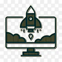 火箭图标 启动图标 电脑显示器配件-空若网 火箭图标 启动图标 电脑显示器配件-空若网