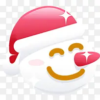 雪人 红色圣诞帽 鼻子-空若网 雪人 红色圣诞帽 鼻子-空若网