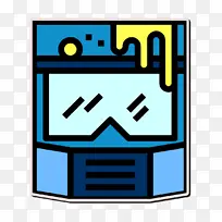 彩弹图标 头盔图标 电蓝-空若网 彩弹图标 头盔图标 电蓝-空若网