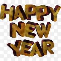 新年快乐 文字 标志-空若网 新年快乐 文字 标志-空若网