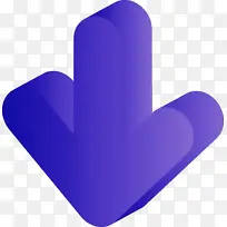 箭头 紫色 钴蓝色-空若网 箭头 紫色 钴蓝色-空若网