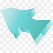 箭头 水蓝 绿松石-空若网 箭头 水蓝 绿松石-空若网