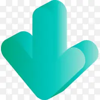 箭头 绿色 绿松石色-空若网 箭头 绿色 绿松石色-空若网