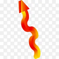 箭头 橙色 黄色-空若网 箭头 橙色 黄色-空若网