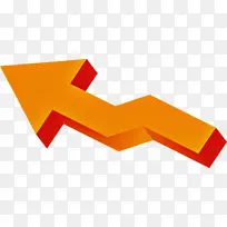 箭头 橙色 黄色-空若网 箭头 橙色 黄色-空若网