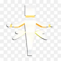 舞蹈图标 桑巴舞图标 黄色-空若网 舞蹈图标 桑巴舞图标 黄色-空若网