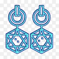 工艺图标 耳环图标 电蓝-空若网 工艺图标 耳环图标 电蓝-空若网