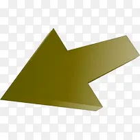 箭头 绿色 三角形-空若网 箭头 绿色 三角形-空若网