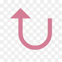 箭头 粉色 标志-空若网 箭头 粉色 标志-空若网