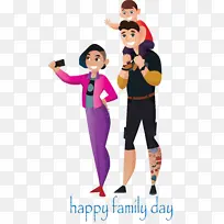 家庭日 卡通 动画-空若网 家庭日 卡通 动画-空若网